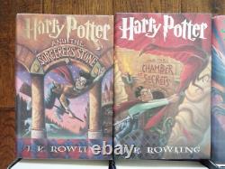 Lot 1-7 Série de livres Harry Potter par JK Rowling + Extras Ensemble complet