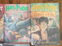 Lot 1-7 Série de livres Harry Potter par JK Rowling + Extras Ensemble complet