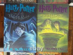 Lot 1-7 Série de livres Harry Potter par JK Rowling + Extras Ensemble complet