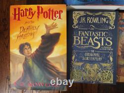Lot 1-7 Série de livres Harry Potter par JK Rowling + Extras Ensemble complet