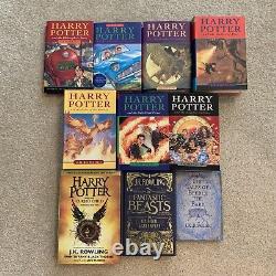 Lot 10 Harry Potter Fantastic Beasts Hc Livres Ensemble Complet Bloomsbury Raincoast