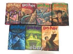 Lot 11 Harry Potter Ensemble Complet 1-7 1st American Ed Hc Cursed Child Beedle Bard