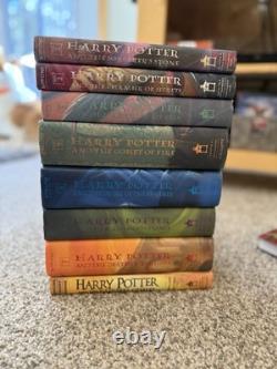 Lot 18 Livres HARRY POTTER J. K. Rowling Coffret complet 1-8 et 10 extras reliés Quidditch