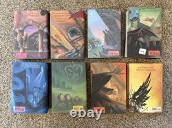 Lot 18 Livres HARRY POTTER J. K. Rowling Coffret complet 1-8 et 10 extras reliés Quidditch