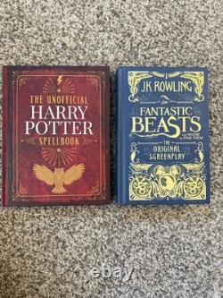Lot 18 Livres HARRY POTTER J. K. Rowling Coffret complet 1-8 et 10 extras reliés Quidditch