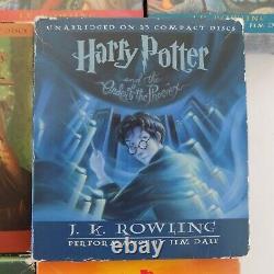 Lot 7 Harry Potter Ensemble Complet Livres Audio CD 1-7 Par Jk Rowling & Jim Dale