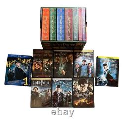 Lot Harry Potter : intégrale des livres (tomes 1 à 7) et collection des films en Blu-ray et DVD