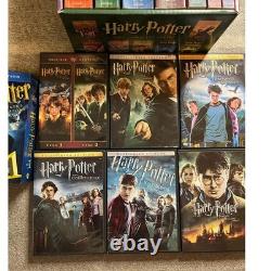 Lot Harry Potter : intégrale des livres (tomes 1 à 7) et collection des films en Blu-ray et DVD
