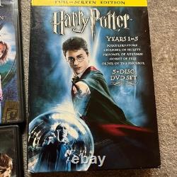 Lot Harry Potter : intégrale des livres (tomes 1 à 7) et collection des films en Blu-ray et DVD