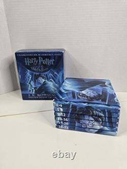 Lot complet de livres audio Harry Potter sur CD non abrégés Jim Dale J K Rowling