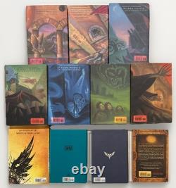 Lot de 11 livres, série HARRY POTTER complète, reliure rigide avec jaquette, ensemble J.K. Rowling, 1re édition, très bon état