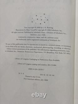 Lot de 11 livres, série HARRY POTTER complète, reliure rigide avec jaquette, ensemble J.K. Rowling, 1re édition, très bon état