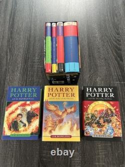 Lot de 7 livres Harry Potter de J. K. Rowling, Rain Coast Books, édition complète reliée
<br/>