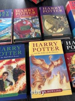 Lot de 7 livres Harry Potter de J. K. Rowling, Rain Coast Books, édition complète reliée <br/>
 
	
