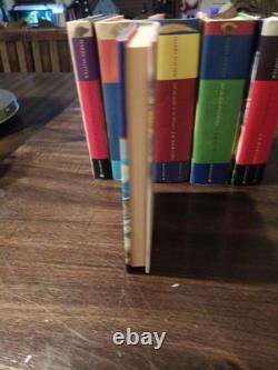 Lot de 7 livres Harry Potter, édition reliée Bloomsbury Raincoast canadienne avec jaquette de protection