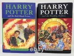 Lot de 7 livres Harry Potter, édition reliée Bloomsbury Raincoast canadienne avec jaquette de protection