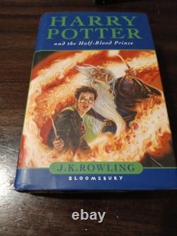 Lot de 7 livres Harry Potter, édition reliée Bloomsbury Raincoast canadienne avec jaquette de protection