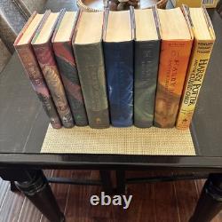 Lot de 8 HARRY POTTER #1-7 Coffret complet RELIÉ JK Rowling + L'ENFANT MAUDIT