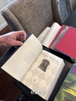 Lot de 8 HARRY POTTER #1-7 Coffret complet RELIÉ JK Rowling + L'ENFANT MAUDIT