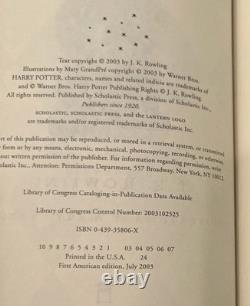 Lot de livres Harry Potter complets reliés, 1 à 7, 1re édition américaine