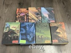 Lot de livres Harry Potter en édition reliée complet 1-7 première édition J. K. Rowling HP