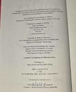 Lot de livres Harry Potter reliés, ensemble de 1 à 7 livres, édition britannique Bloomsbury HC
