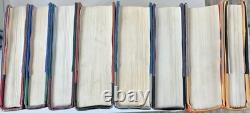 Lot rare de 8 livres Harry Potter complets en reliure rigide avec erreurs