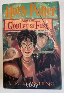 Lot rare de 8 livres Harry Potter complets en reliure rigide avec erreurs