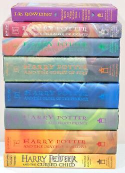 NOUVEAU 9 Lot Harry Potter Première Édition HC Ensemble Vol. 2-7 Enfant Maudit +2 JK Rowling