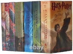 Nouveau! 7 Harry Potter Hardcover Books Série Complète Boîte De Collection Cadeau