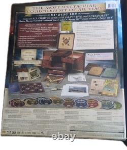 Nouvel ensemble scellé Harry Potter Collection de Poudlard Blu-ray / DVD 2012 31 disques
