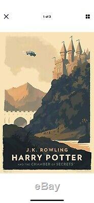 Olly Moss Édition Limitée Harry Potter Imprime Collection Complète De 7, # 1489