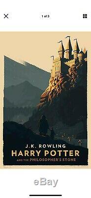Olly Moss Édition Limitée Harry Potter Imprime Collection Complète De 7, # 1489