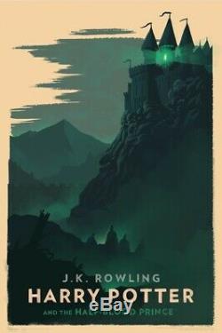 Olly Moss Harry Potter Giclée Prints 16x24, Édition Complète, Ensemble Complet De 7