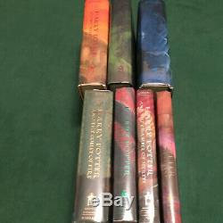 Original Harry Potter Complete Set -7 Première Editions- 7 Impressions Premier