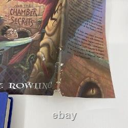 Première édition de Harry Potter, 1er tirage, ensemble complet de 8 livres, relié avec jaquette - JK Rowling