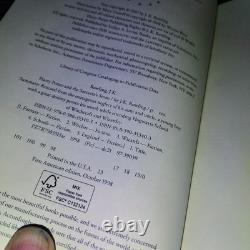 RARE Coffret de livres Harry Potter en édition reliée Première Édition Américaine (1998) COMPLET