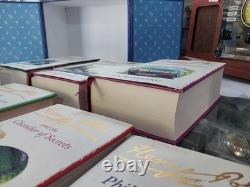 Rare Coffret Complet Harry Potter Livres Reliés Bleus 1-7