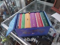 Rare Coffret Complet Harry Potter Livres Reliés Bleus 1-7