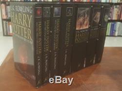 Rare Royaume-uni The British Complete Collection Harry Potter Relié Vol 1-7 Coffret