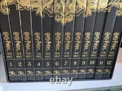 Rare ensemble de livres de la série complète Harry Potter Film Vault de collection rare