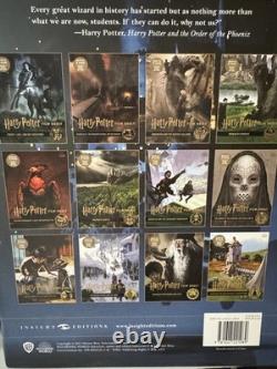 Rare ensemble de livres de la série complète Harry Potter Film Vault de collection rare