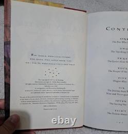 Série Harry Potter (complète) 1ère Édition HCs & L'Enfant Maudit et Nicolas Flamel