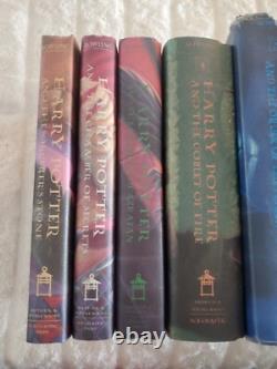 Série Harry Potter en édition reliée Lot 1- 1 2 3 4 5 6 7 + L'Enfant Maudit Quelques 1ères Éditions