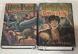 Série complète HARRY POTTER 1-7+5 JK ROWLING 12 Livres Quelques premières éditions HC / DJ