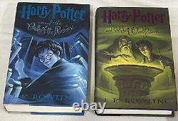 Série complète HARRY POTTER 1-7+5 JK ROWLING 12 Livres Quelques premières éditions HC / DJ