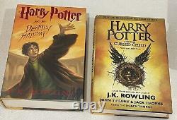 Série complète HARRY POTTER 1-7+5 JK ROWLING 12 Livres Quelques premières éditions HC / DJ