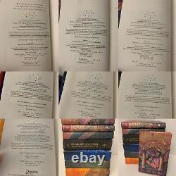 Série complète Harry Potter 1-7 Ensemble Rowling Couverture rigide Première édition américaine L2
