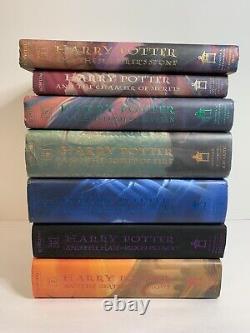 Série complète Harry Potter 1-7 Set Rowling Premières éditions américaines reliées