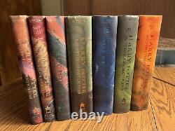 Série complète Harry Potter 1-7 en MINT HARDCOVER - PREMIÈRES ÉDITIONS! 3 sont des premières impressions